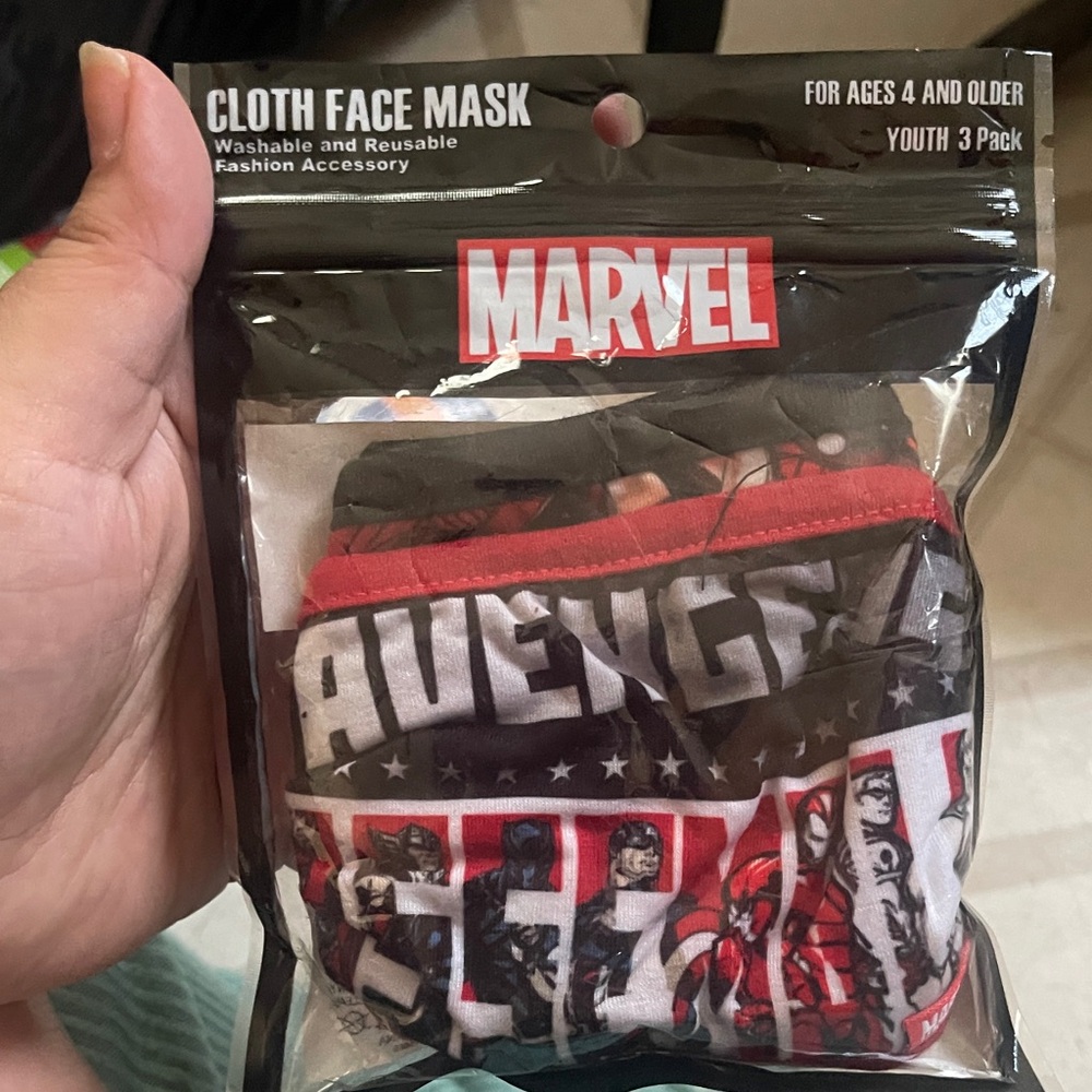 Marvel Superhero Face Mask Set - KIDS